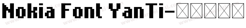 Nokia Font YanTi字体转换